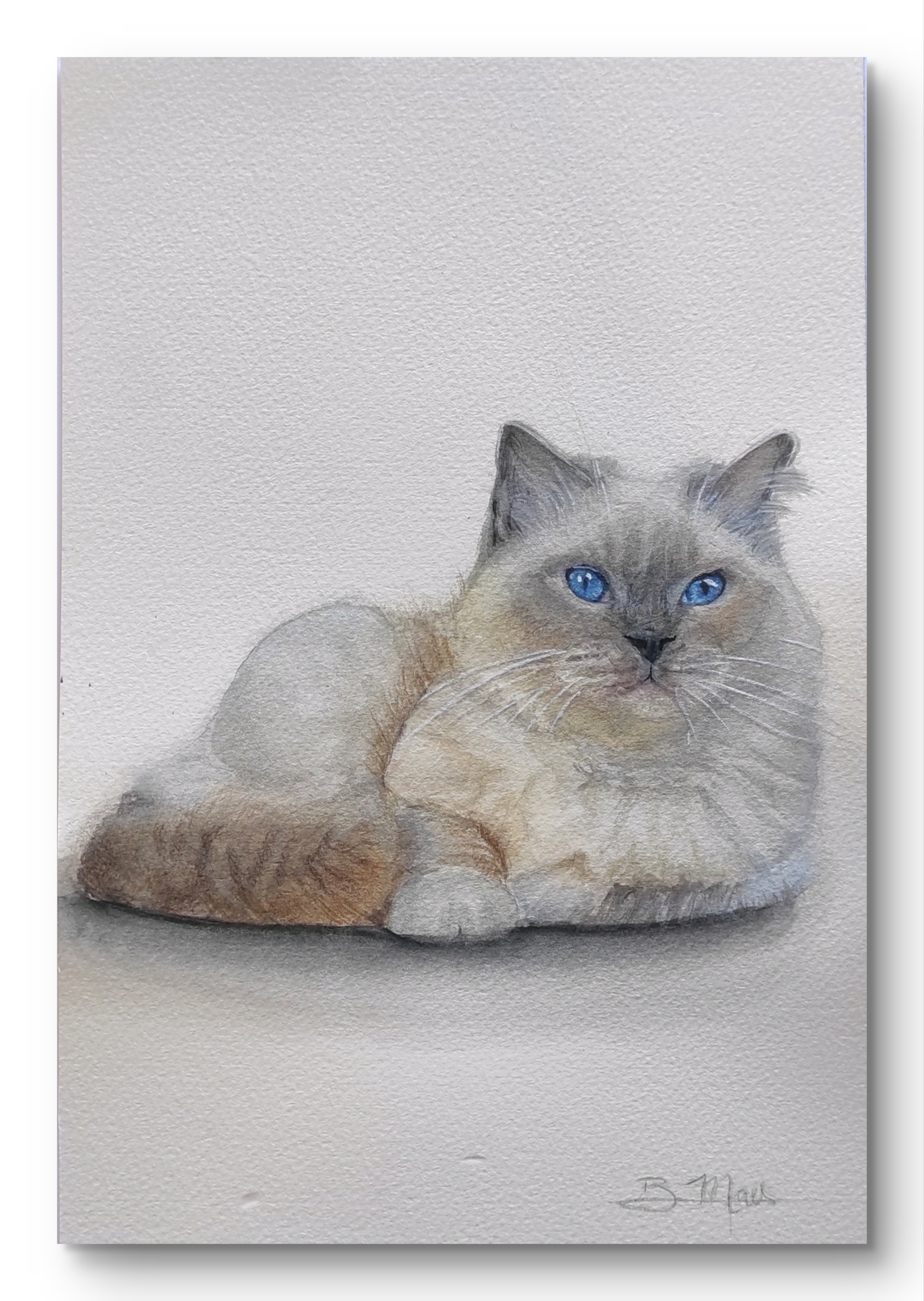 Quadro autoral aplicado em ambiente